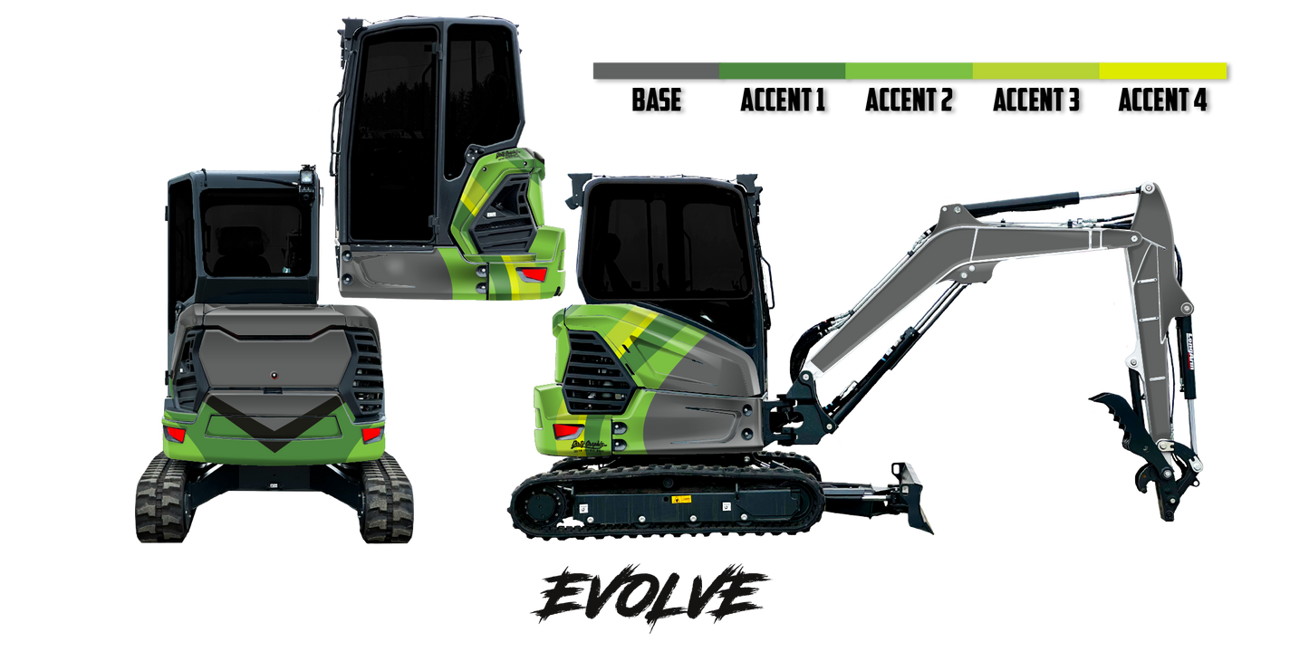 Bobcat E35 R2-Series Wrap Kits