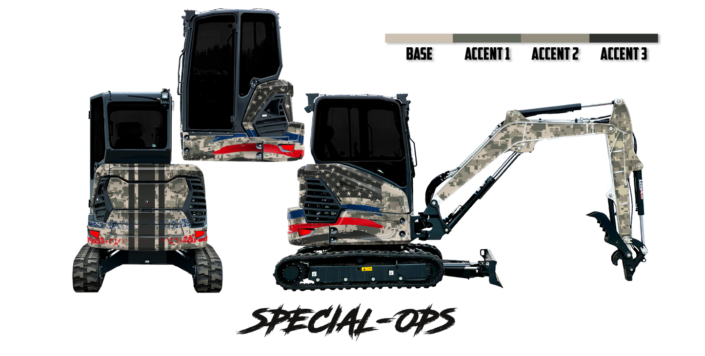 Bobcat E35 R2-Series Wrap Kits