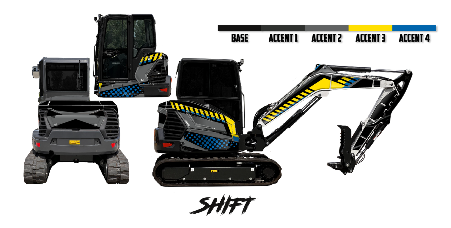 Bobcat E55 R2-Series Wrap Kit