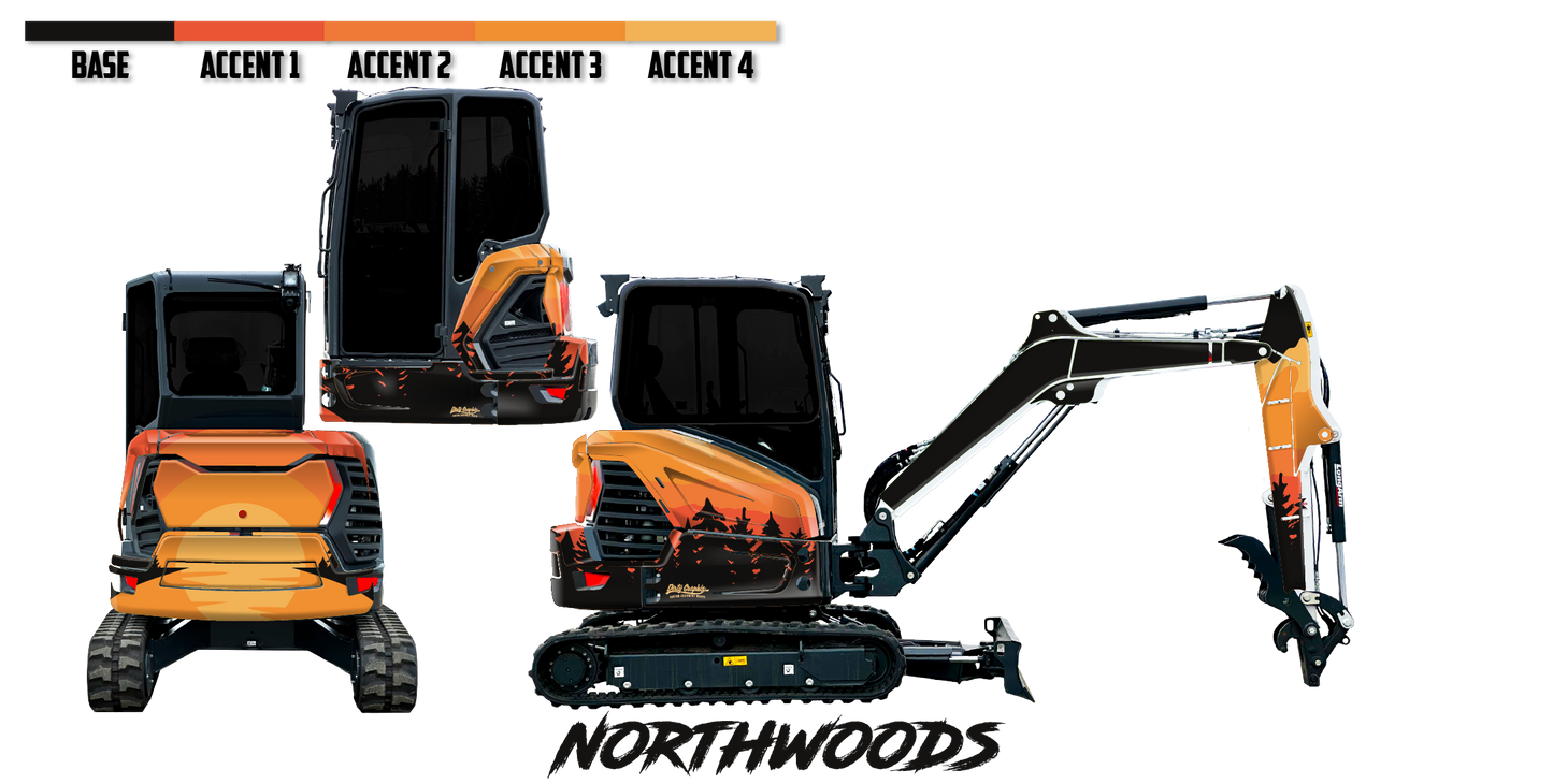 Bobcat E35 R2-Series Wrap Kits