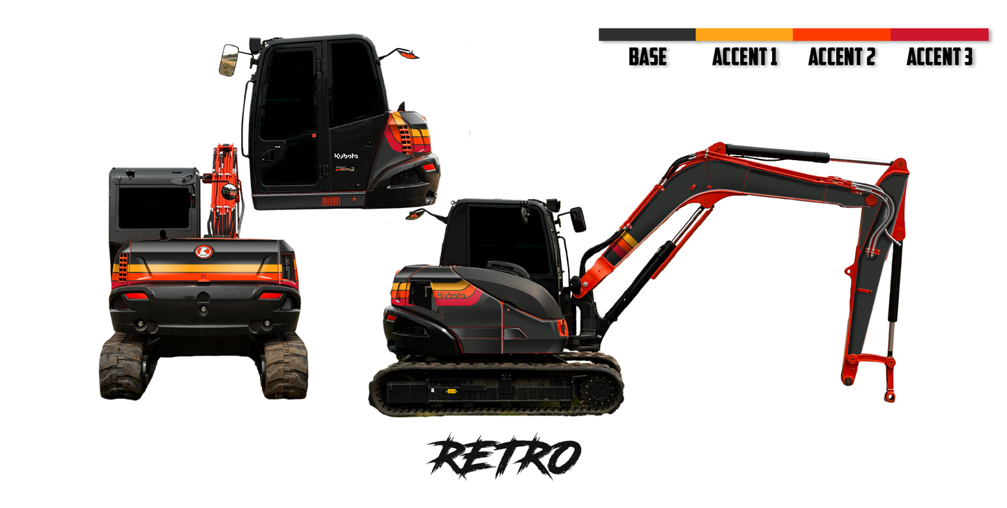 Kubota KX080-5 Wrap Kits