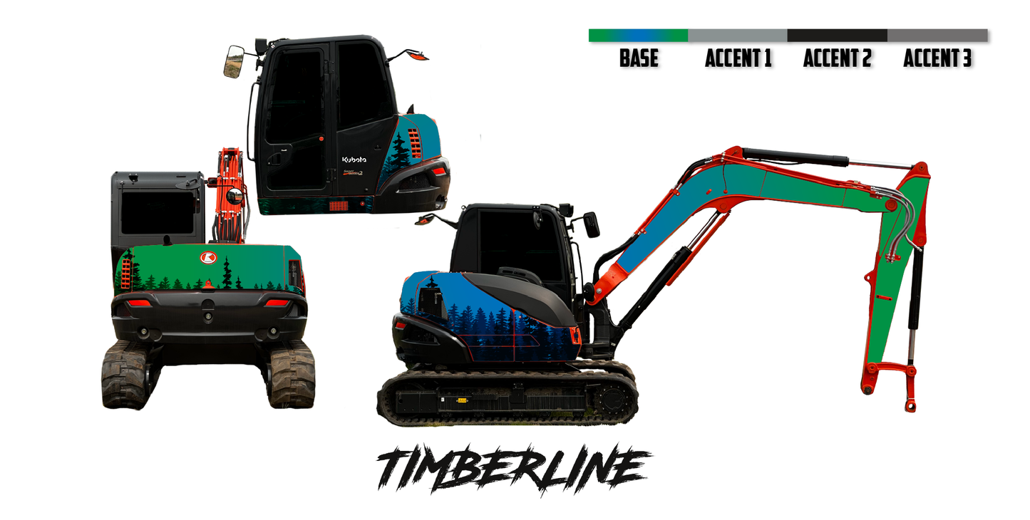 Kubota KX080-5 Wrap Kits