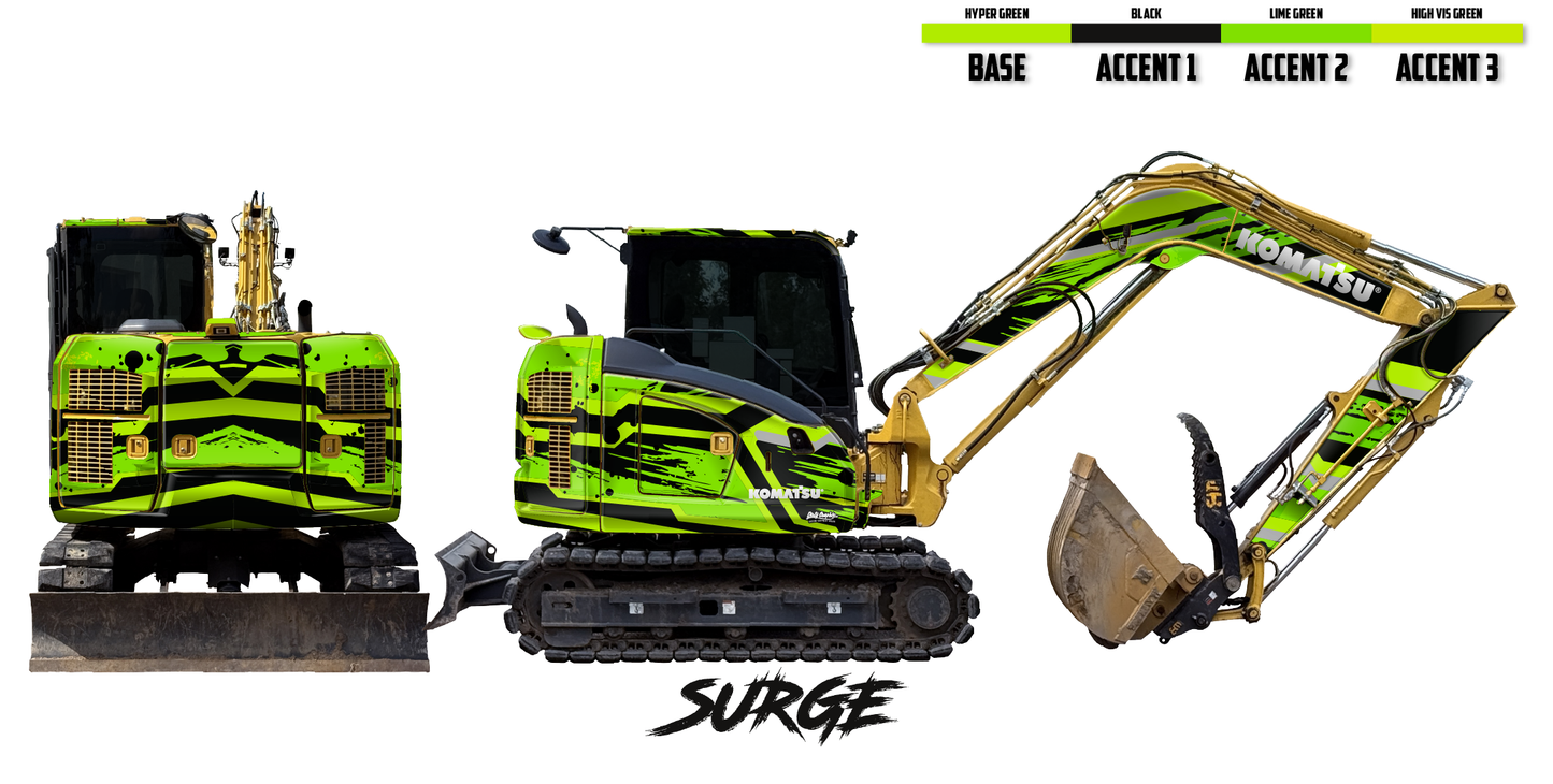 Komatsu PC88MR Wrap Kits
