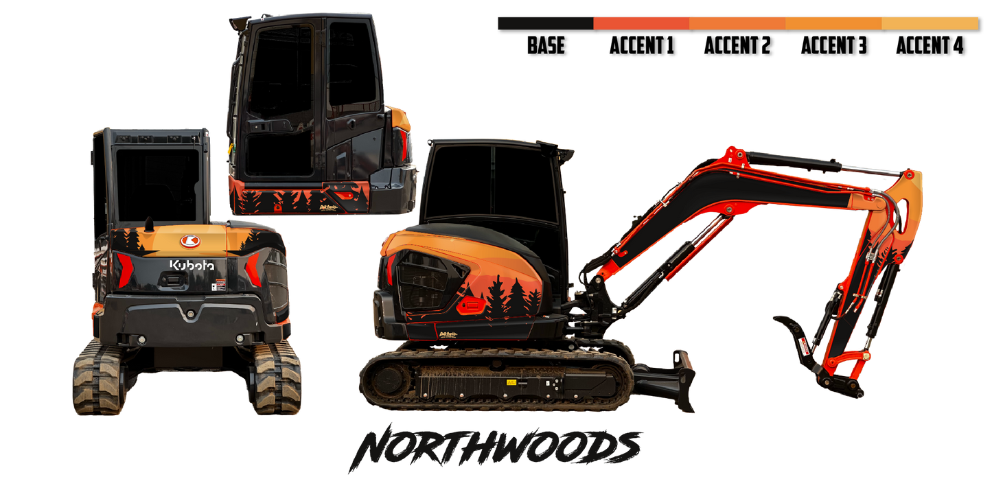 Kubota U55-5 Wrap Kits