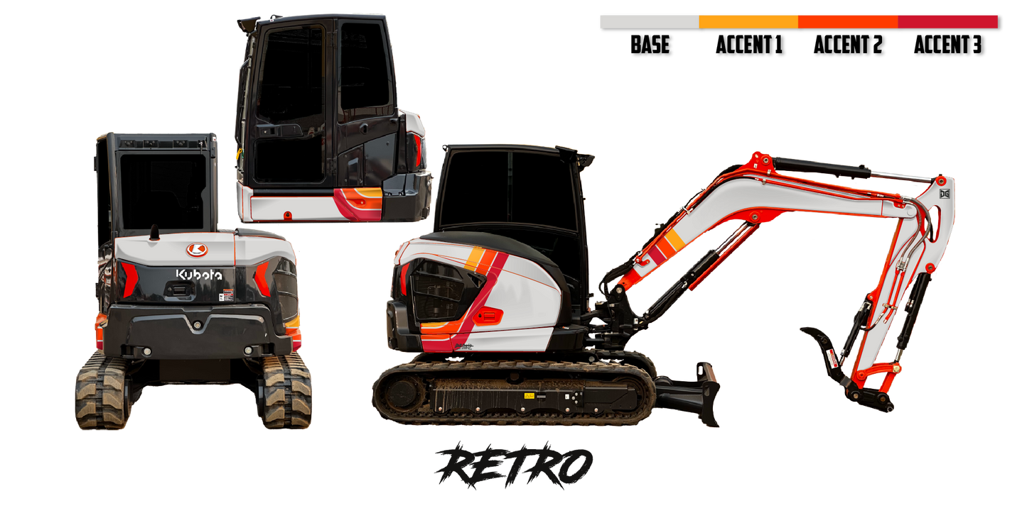 Kubota U55-5 Wrap Kits
