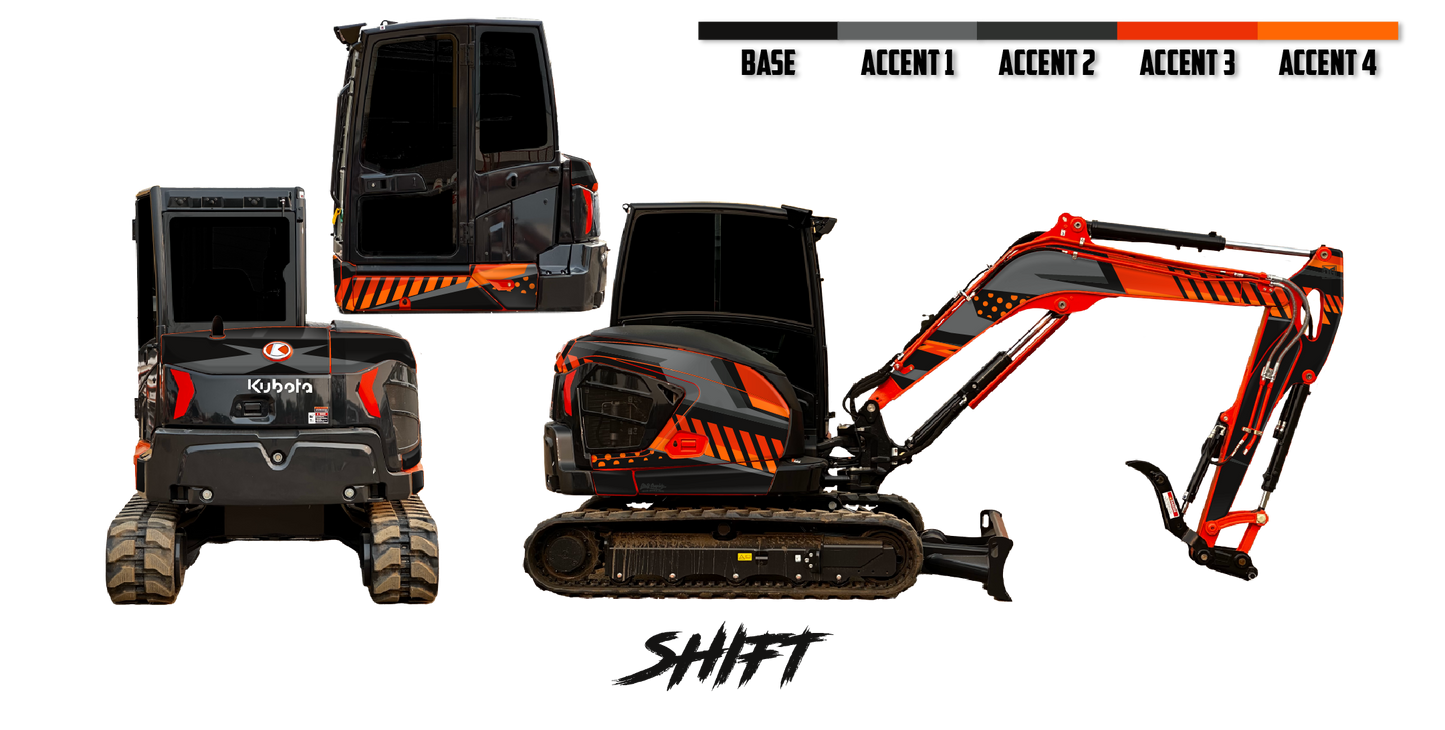 Kubota U55-5 Wrap Kits