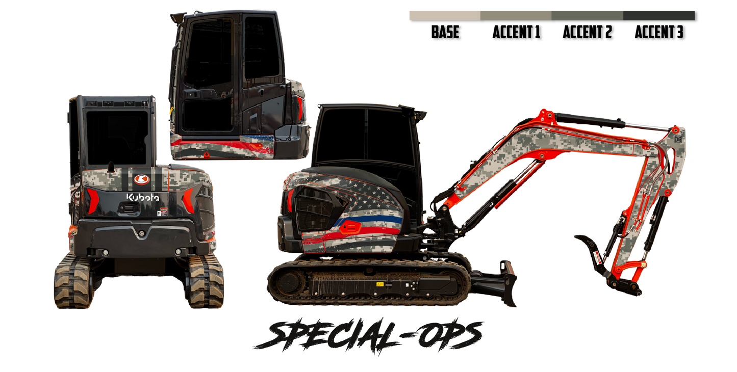 Kubota U55-5 Wrap Kits