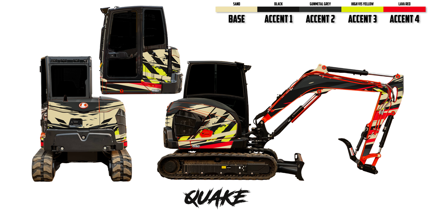 Kubota KX040-5 Wrap Kits