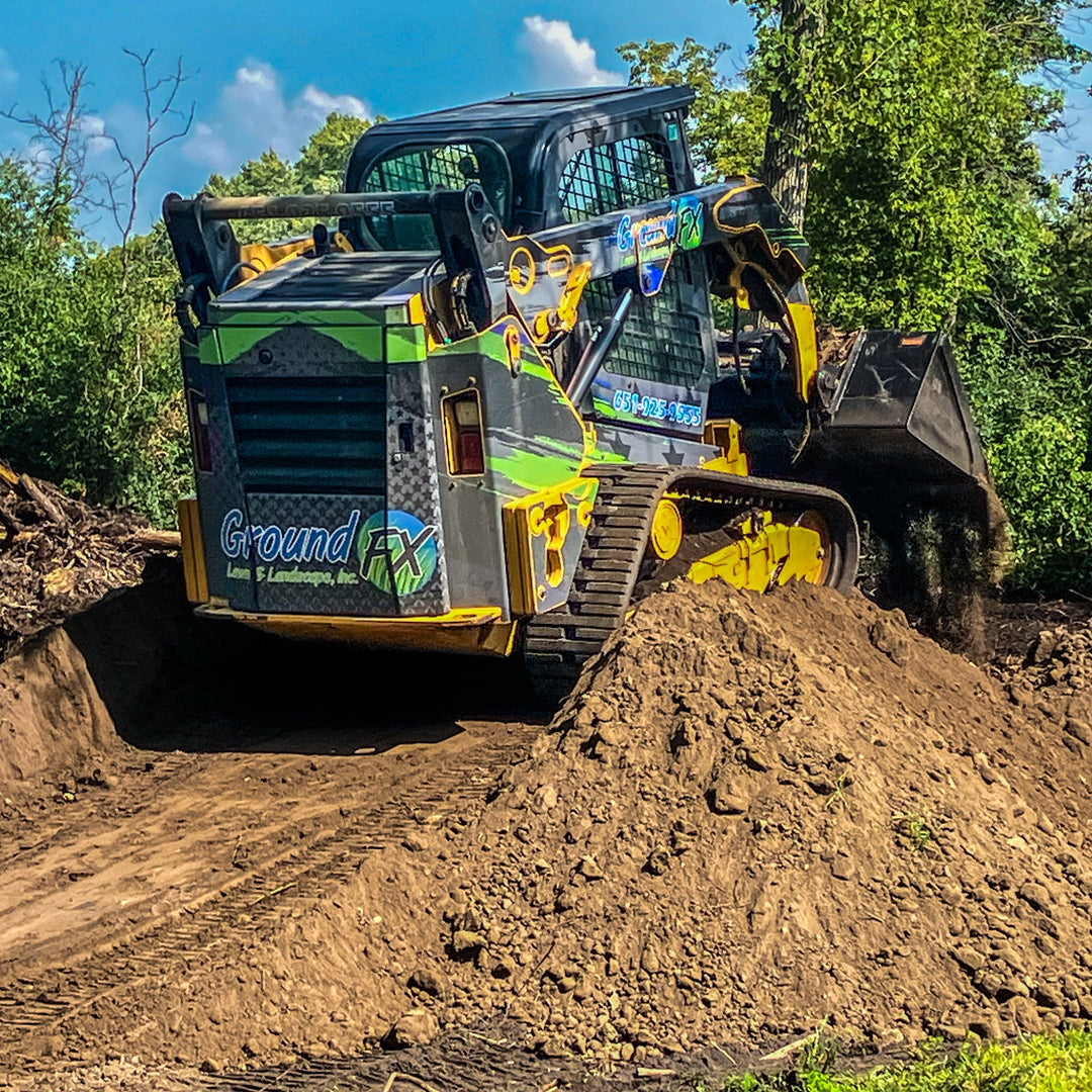 custom wrapped skid steer for Ground Fx