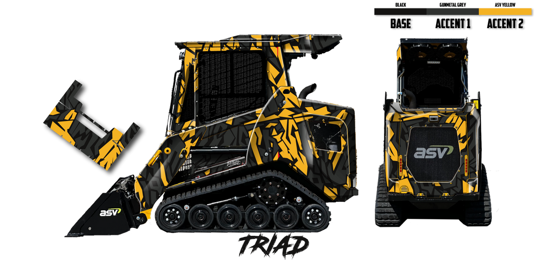 Asv Codar Light ASV Custom Equipment Wrap Kits – Dirty Graphix