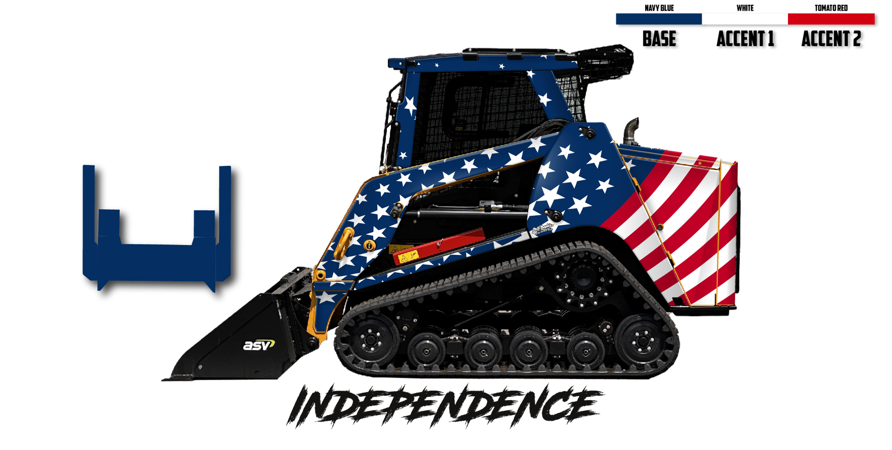 Asv Icon ASV RT-75 Wrap Kits – Dirty Graphix
