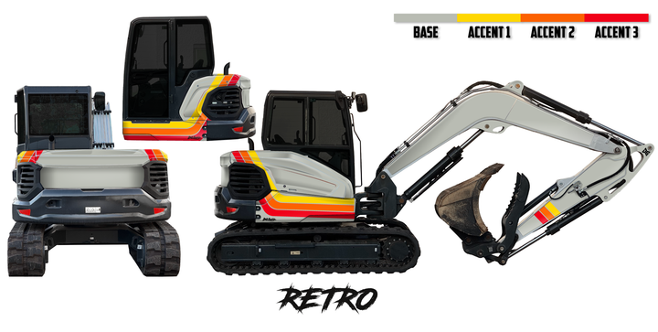 Bobcat E88 R2-Series Wrap Kits