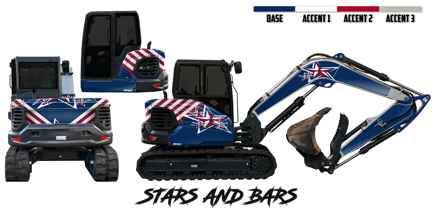 Bobcat E88 R2-Series Wrap Kits