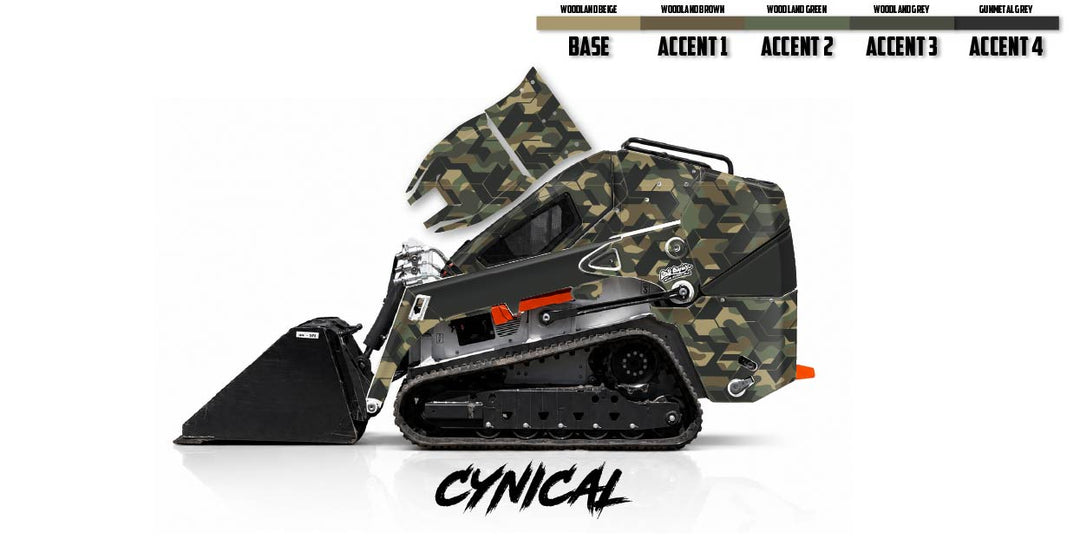 Bobcat MT120 Wrap Kits Dirty Graphix