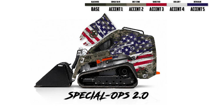 Bobcat MT120 Wrap Kits Dirty Graphix