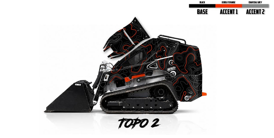 Bobcat MT120 Wrap Kits Dirty Graphix