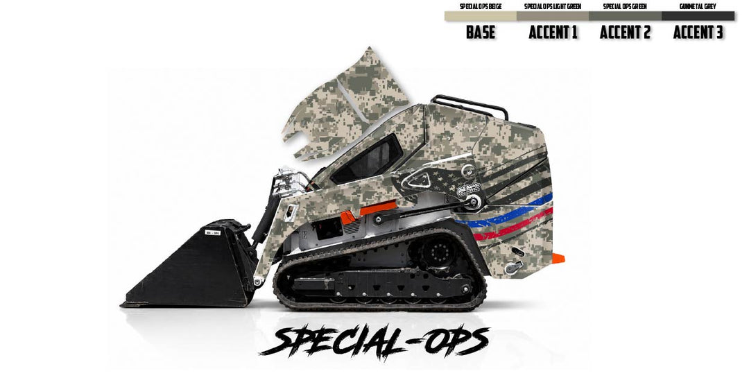 Bobcat MT120 Wrap Kits Dirty Graphix
