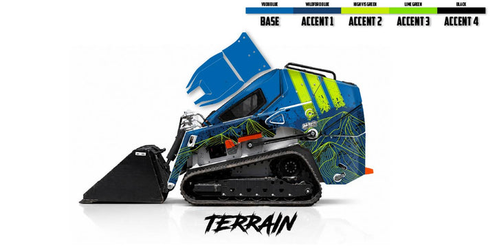 Bobcat MT120 Wrap Kits Dirty Graphix