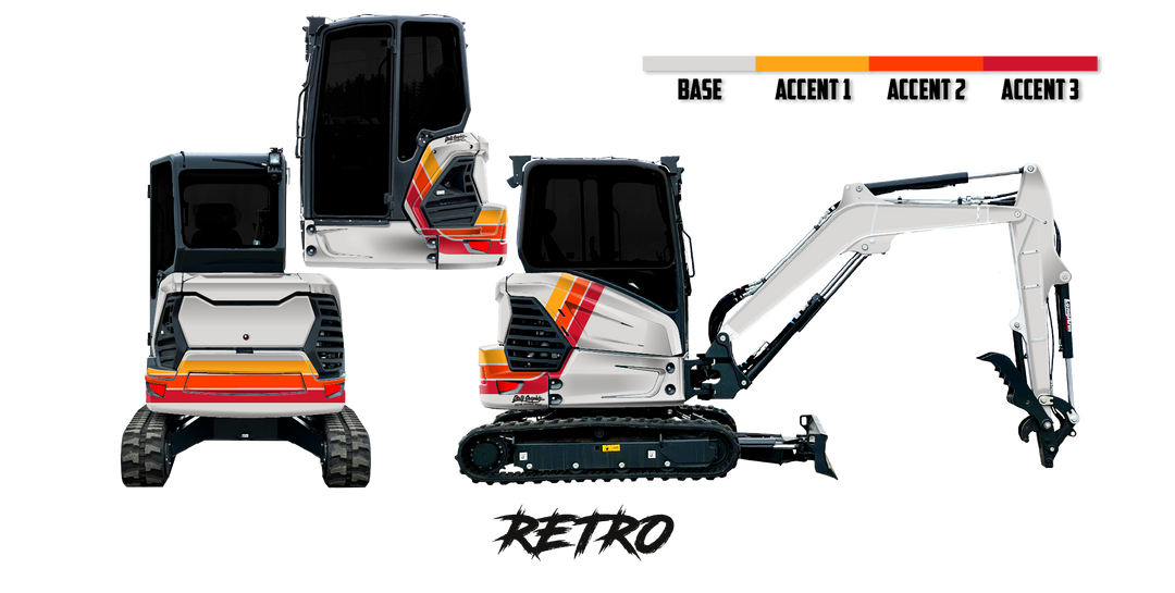 Bobcat E35 R2-Series Wrap Kits