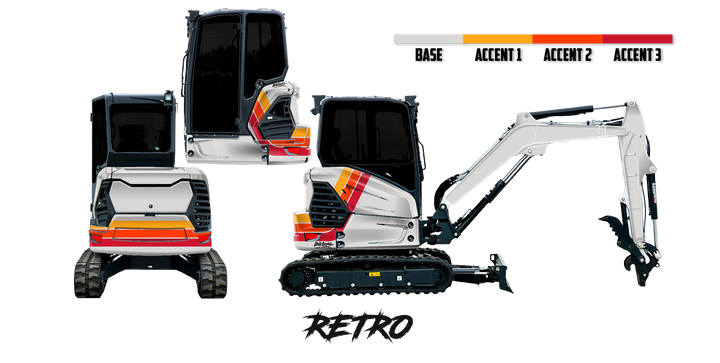 Bobcat E35 R2-Series Wrap Kits