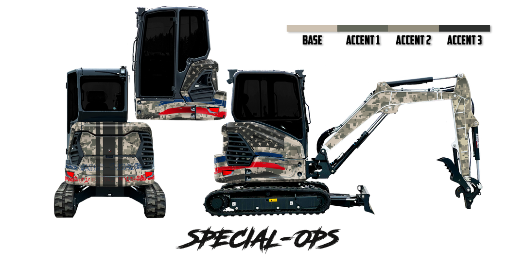 Bobcat E35 R2-Series Wrap Kits