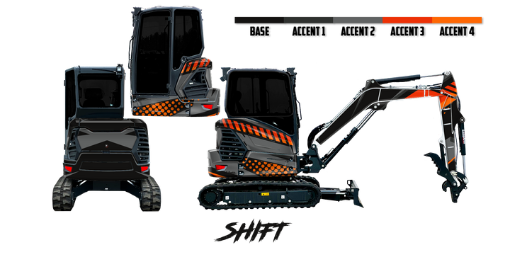 Bobcat E48 R2-Series Wrap Kits