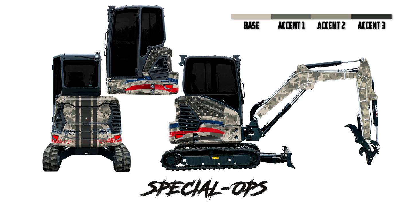 Bobcat E48 R2-Series Wrap Kits