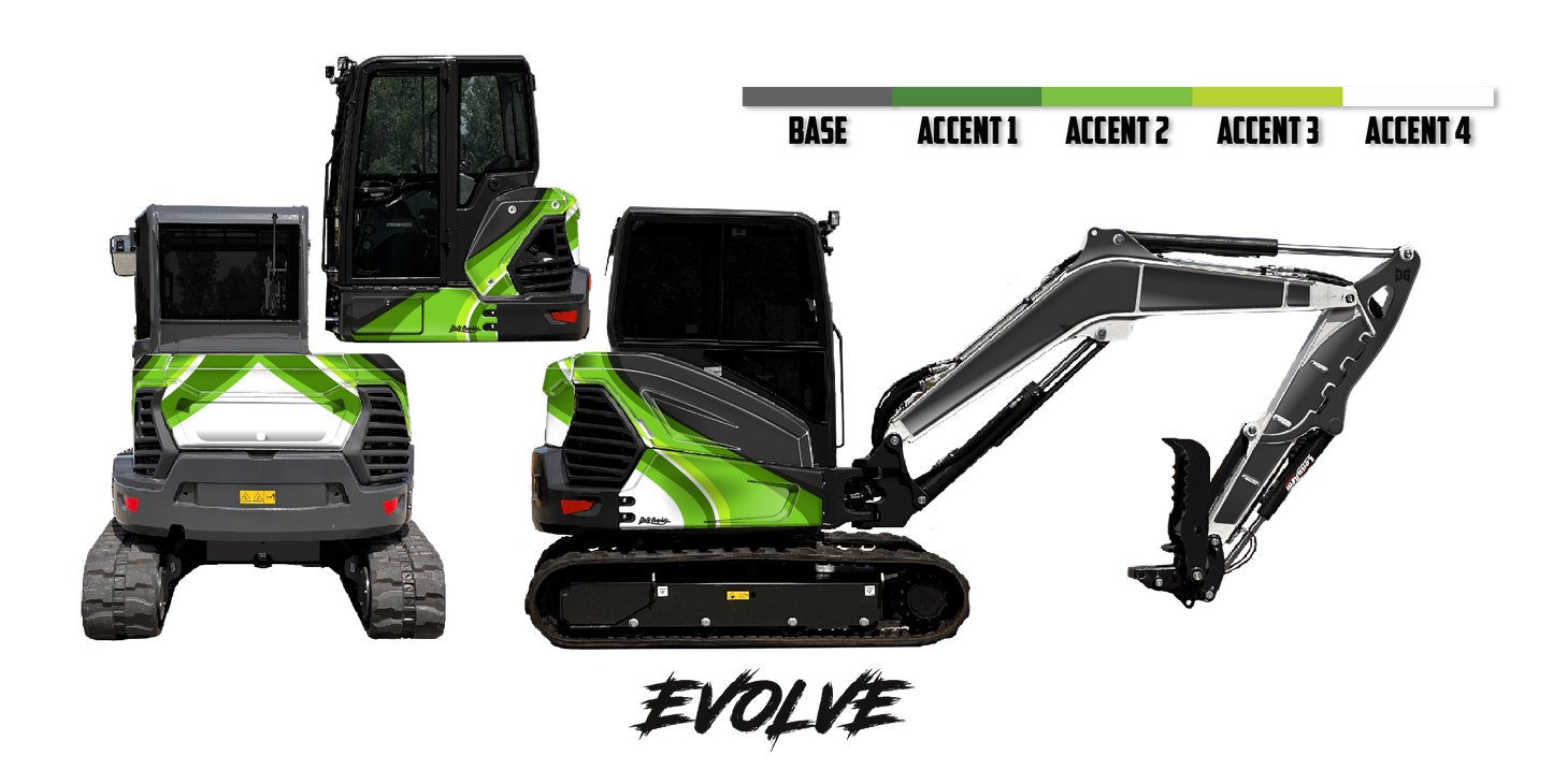 Bobcat E50 R2-Series Wrap Kits