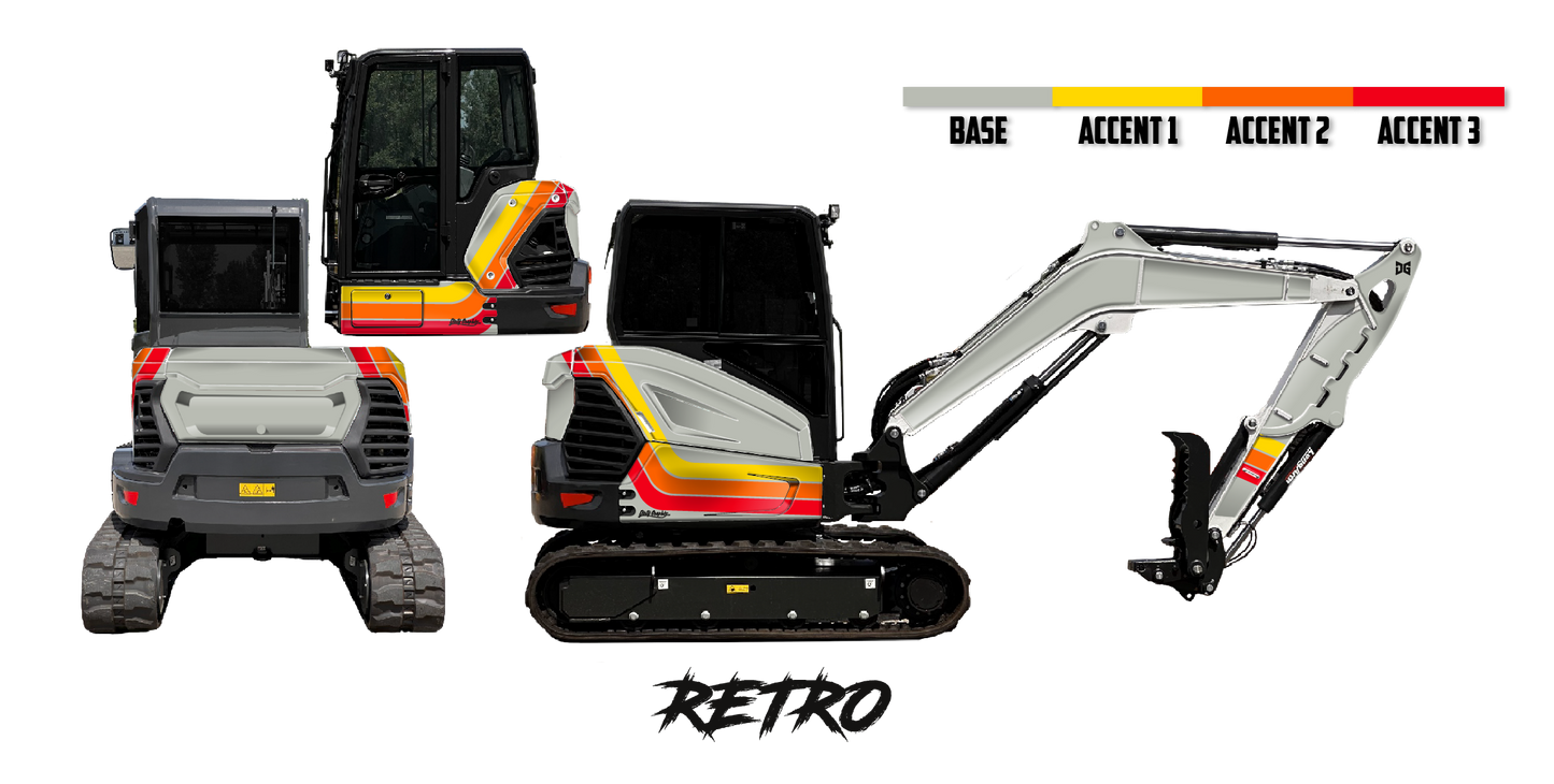 Bobcat E50 R2-Series Wrap Kits