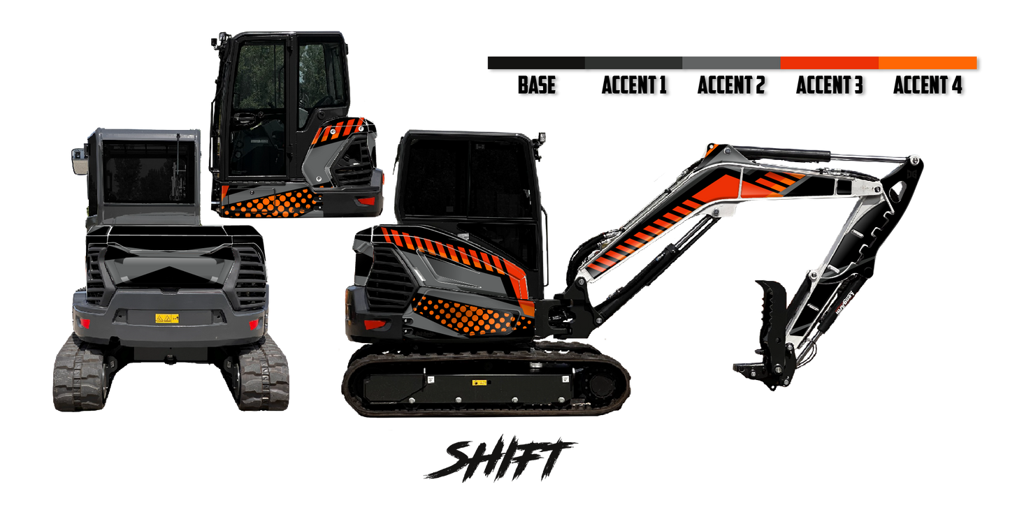 Bobcat E50 R2-Series Wrap Kits