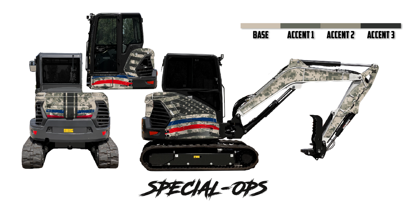 Bobcat E50 R2-Series Wrap Kits