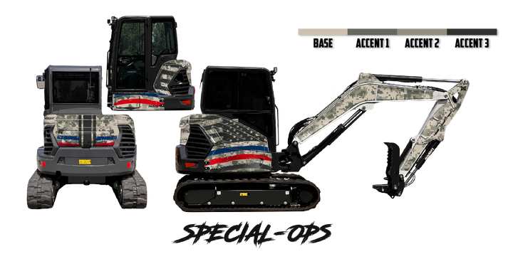Bobcat E50 R2-Series Wrap Kits