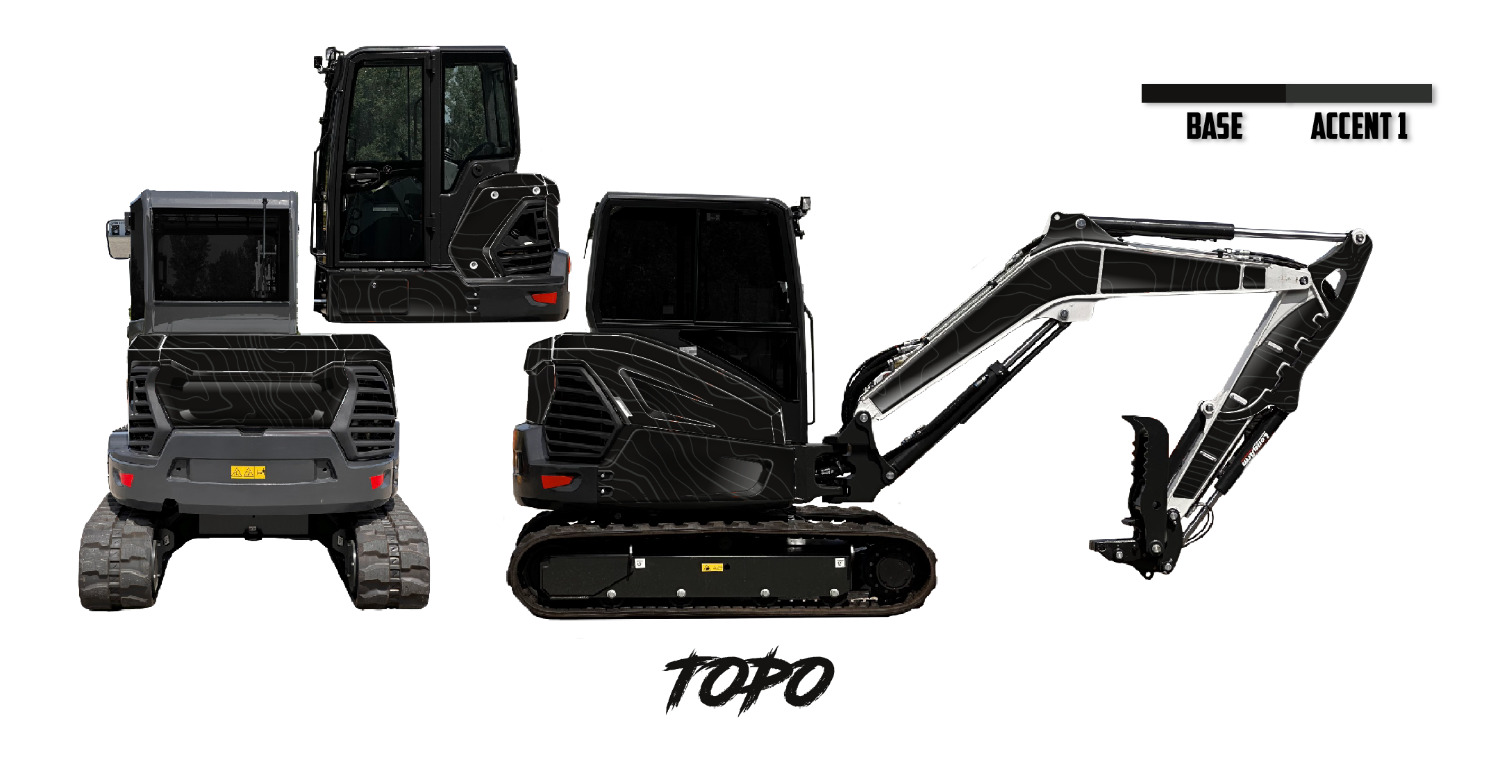 Bobcat E50 R2-Series Wrap Kits – Dirty Graphix
