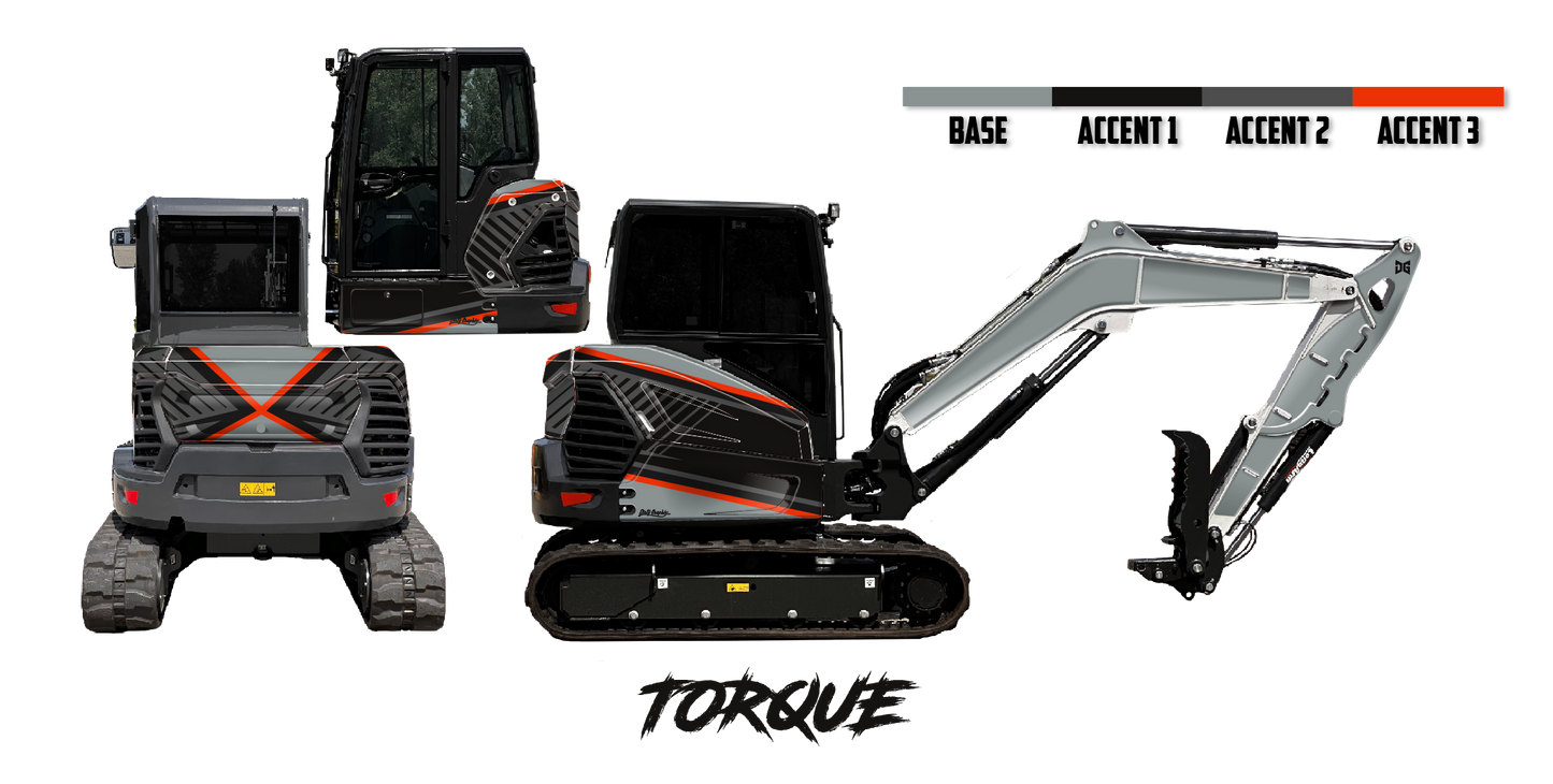 Bobcat E50 R2-Series Wrap Kits