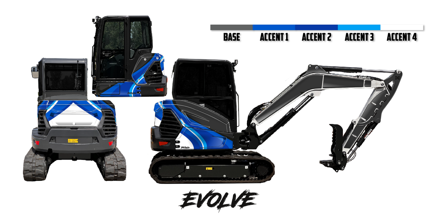 Bobcat E55 R2-Series Wrap Kit