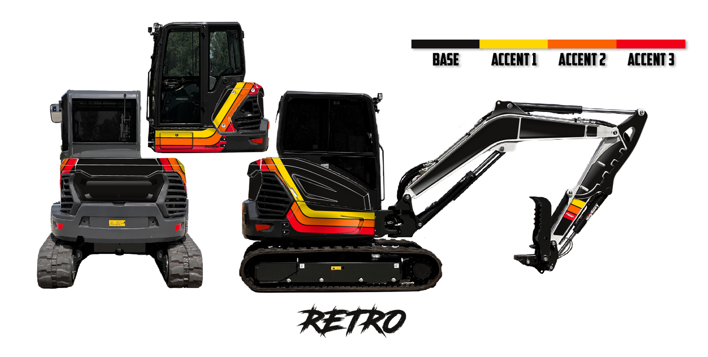 Bobcat E55 R2-Series Wrap Kit