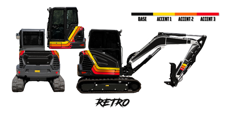 Bobcat E55 R2-Series Wrap Kit