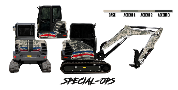 Bobcat E55 R2-Series Wrap Kit