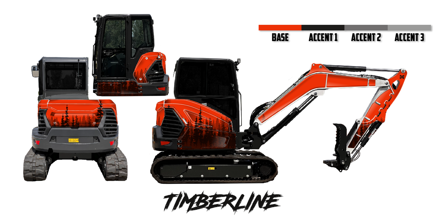 Bobcat E55 R2-Series Wrap Kit