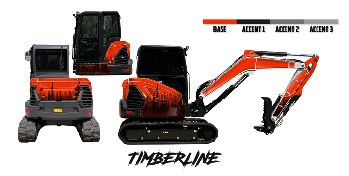 Bobcat E55 R2-Series Wrap Kit