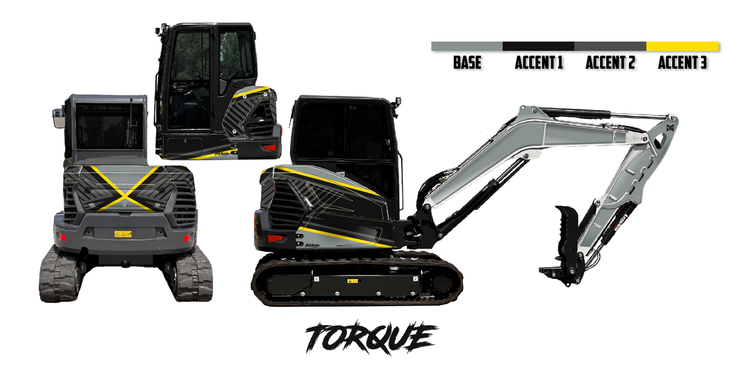 Bobcat E55 R2-Series Wrap Kit