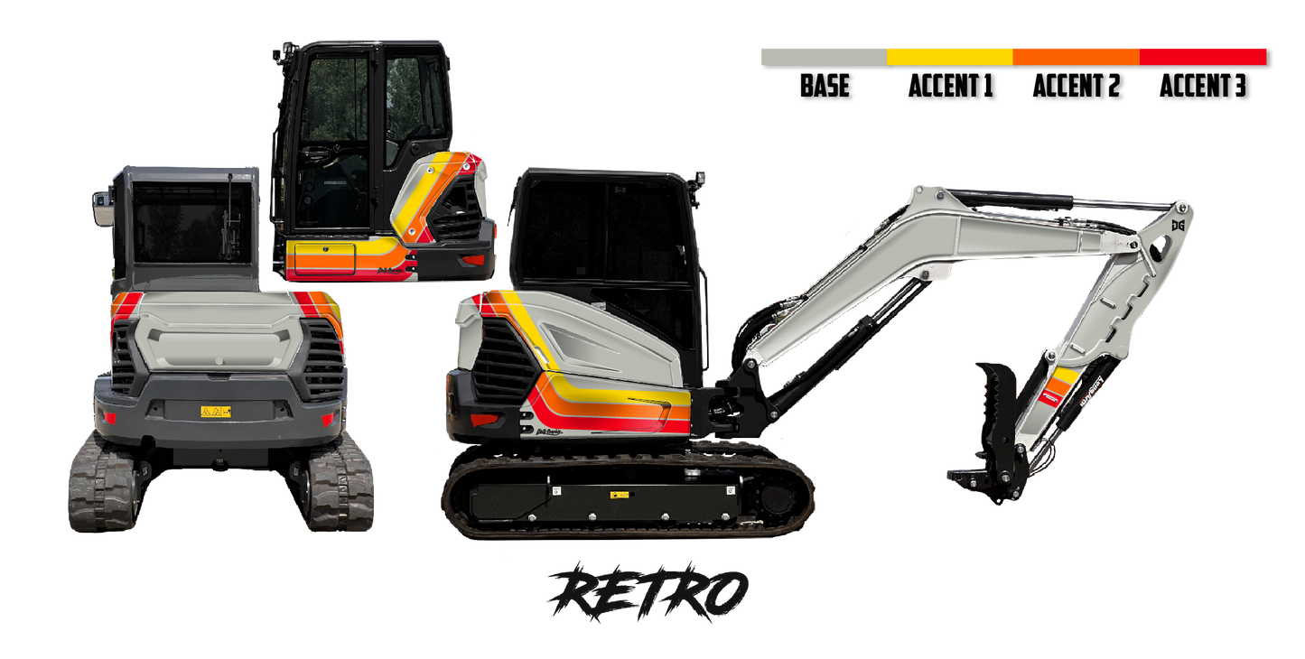 Bobcat E60 R2-Series Wrap Kits