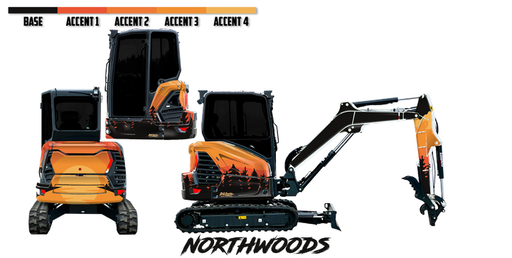 Bobcat E35 R2-Series Wrap Kits