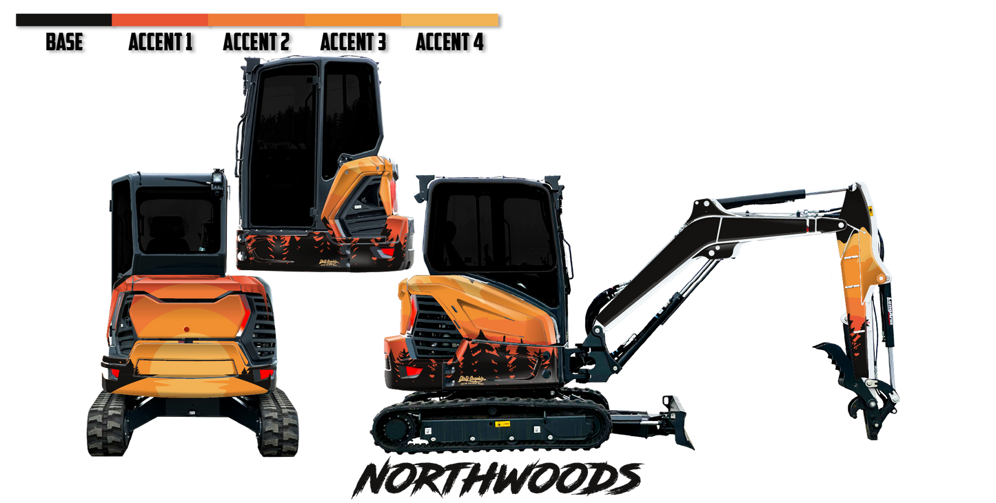 Bobcat E40 R2-Series Wrap Kits