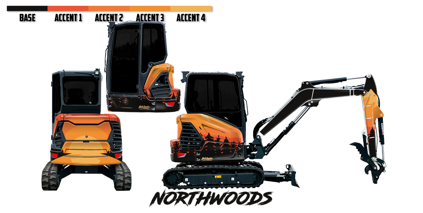 Bobcat E48 R2-Series Wrap Kits