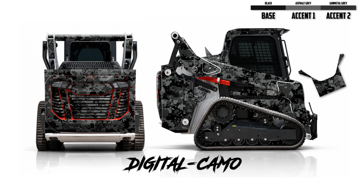 Bobcat T66-2 Wrap Kits Dirty Graphix