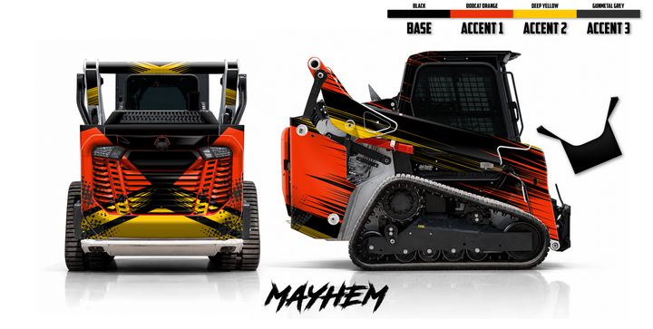 Bobcat T66-2 Wrap Kits Dirty Graphix