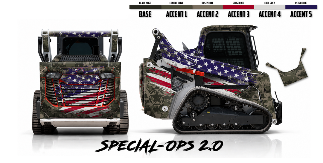 Bobcat T66-2 Wrap Kits Dirty Graphix