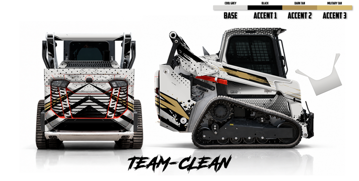 Bobcat T66-2 Wrap Kits Dirty Graphix