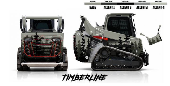 Bobcat T66-2 Wrap Kits Dirty Graphix